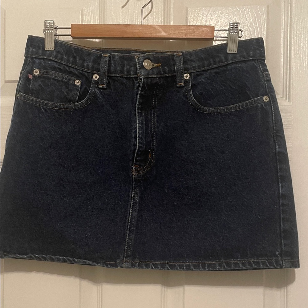 Polo by Ralph Lauren Dark Blue Denim Mini Skirt